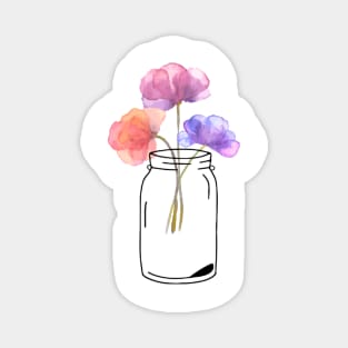 Flower Jar 1 Magnet