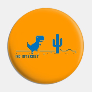 Blue Dinosaur > No internet Pin