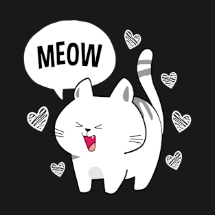 Cute Cat Design Giftidea T-Shirt