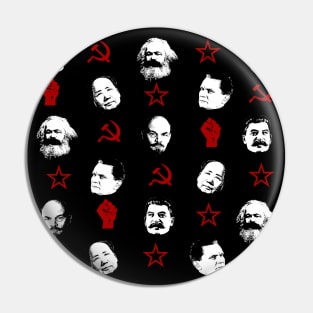 Communist Lider Pattern Pin