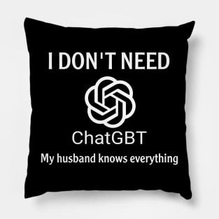 I don't need ChatgbtI Pillow