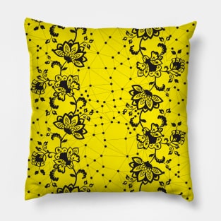 Lace, Floral Pattern Pillow