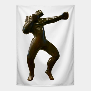 Boxer Sculpture / Swiss Artwork Photography Tapestry