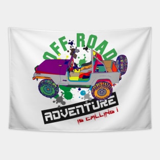 Off Road Adventure Tapestry