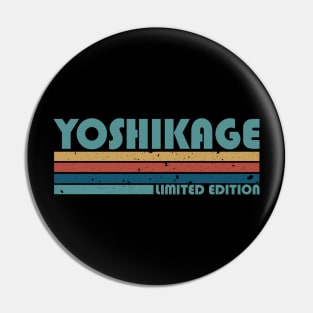 Proud Limited Edition Yoshikage Name Personalized Retro Styles Pin
