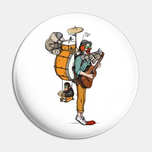 One Man Band Pin