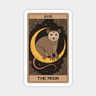 The Moon - Possum Tarot Magnet