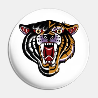 Traditional panther/tiger Pin