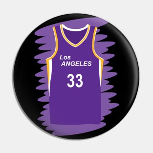 Los Angeles Sparks uniform number 33 Pin
