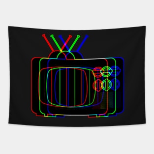 Tv Glitch Tapestry