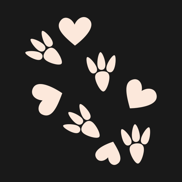 Beautiful Dinosaur Paw Print by NICHE&NICHE