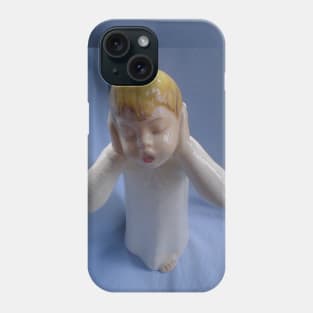 Boy covering his ears Phone Case