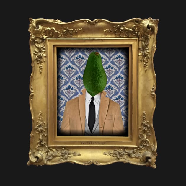 Avocado Man in Vintage Frame by FaceTheStrange