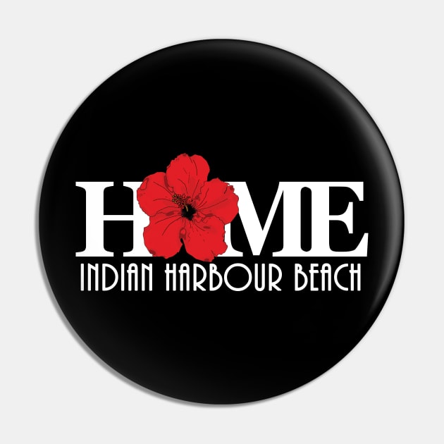 HOME Indian Harbour Beach Red Hibiscus Pin by IndianHarbourBeach