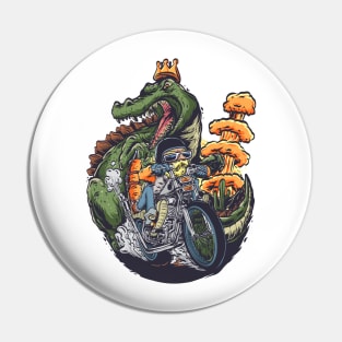 Crock Rider: Fueled & Focused Pin