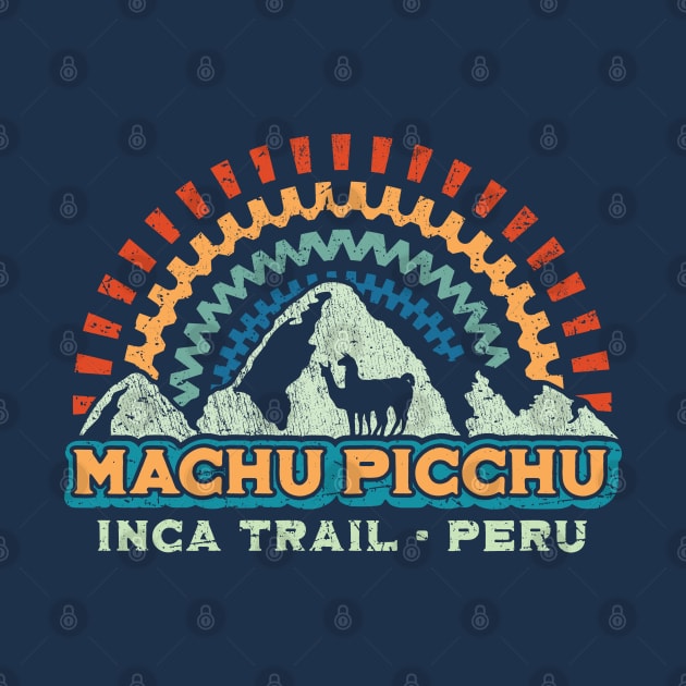 Machu Picchu Retro Inca - Peru by TigerTom