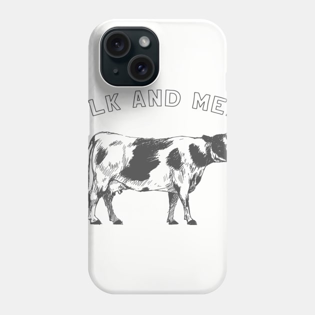 milk and meal Phone Case by GS