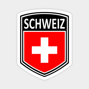 Flag Shield - Schweiz Magnet