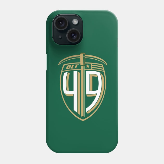 Charlotte 49ers shield Phone Case by ThePunkPanther