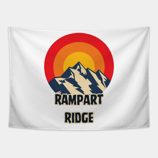 Rampart Ridge Tapestry by Canada Cities