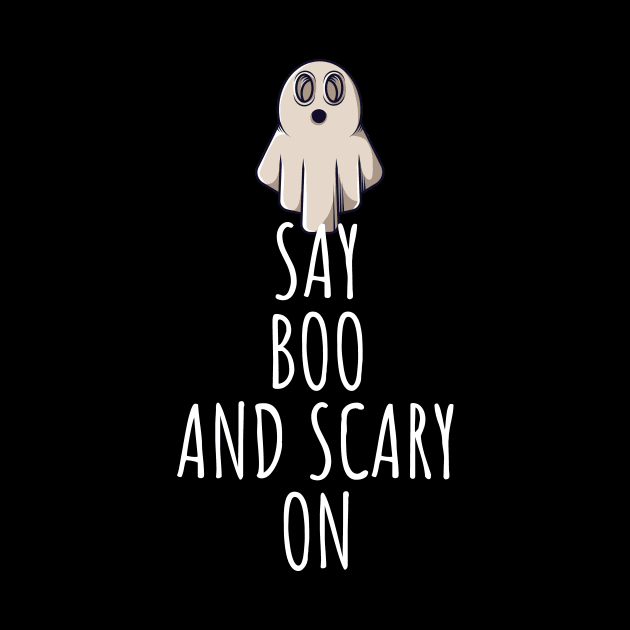 Say boo and scary on by maxcode