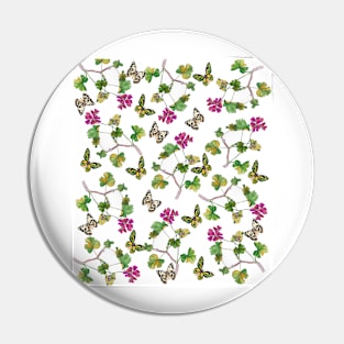 Botanical Pattern Pin