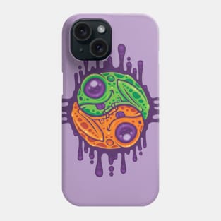 Trippy Drippy Frog Yin Yang Phone Case