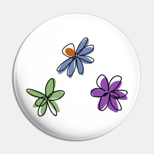 purple flowers Pin