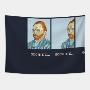 Van Gogh Goghing Gone Tapestry