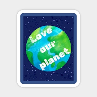 Celebrating our planet Magnet