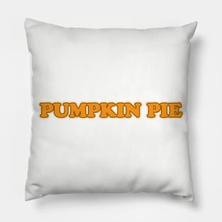 Pumpkin Pie Pillow