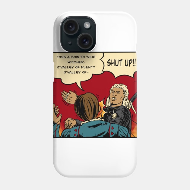 witcher slap Phone Case by spoilerinc