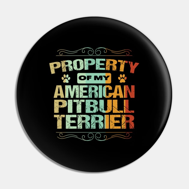 American Pitbull Terrier - Propery Of My American Pitbulll Terrier Pin by Kudostees
