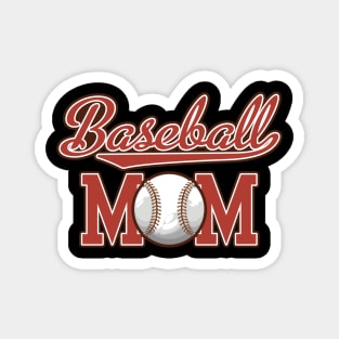 Baseball mom Magnet