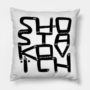 Composer Shostakovich Pillow