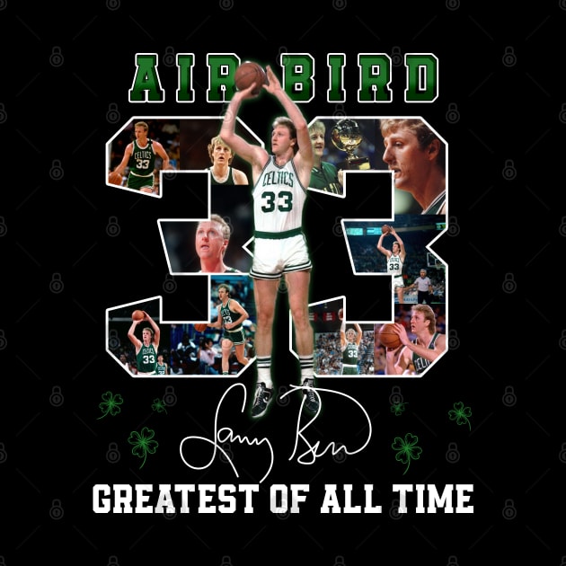 Larry Bird Legend Air Bird Basketball Signature Vintage Retro 80s 90s Bootleg Rap Style by CarDE