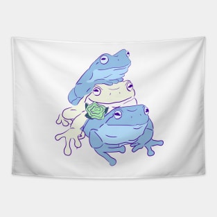 Achillean Pride Frog Stack Tapestry