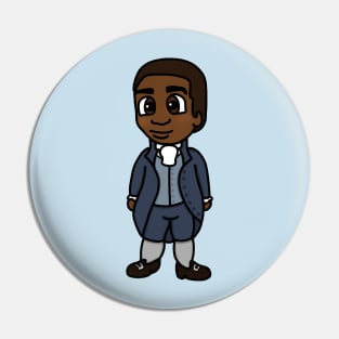 Chibi Crispus Attucks (Large Print) Pin