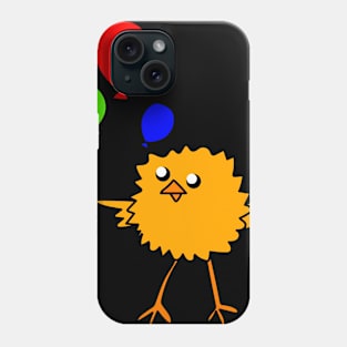 Easter chicks with balloons Phone Case