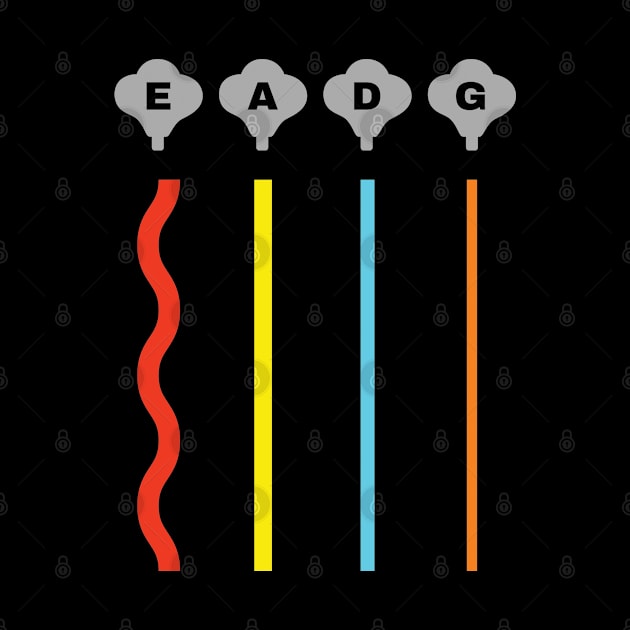 EADG Neon Colors Bass Strings by nightsworthy