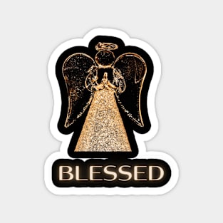 Spiritual guardian angel blessing Magnet