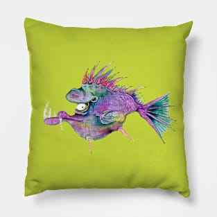 Punk fish! Pillow