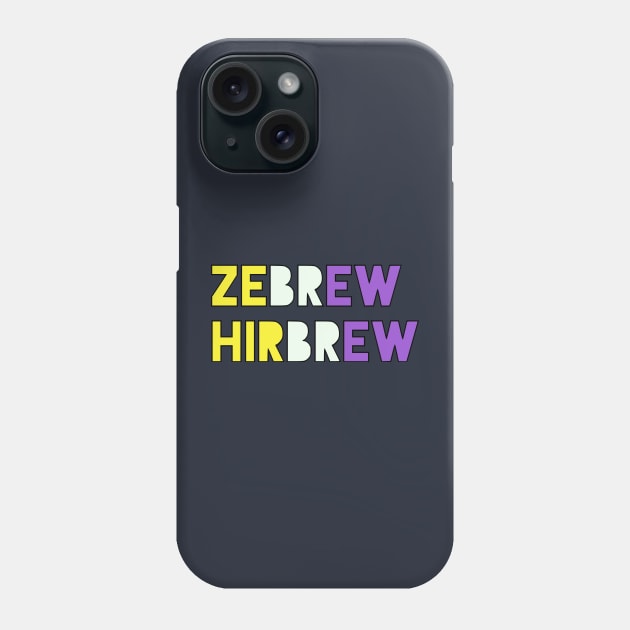 Zebrew/Hirbrew Phone Case by dikleyt