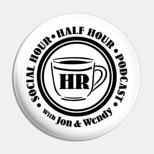 #HRSocialHour Podcast Logo Pin