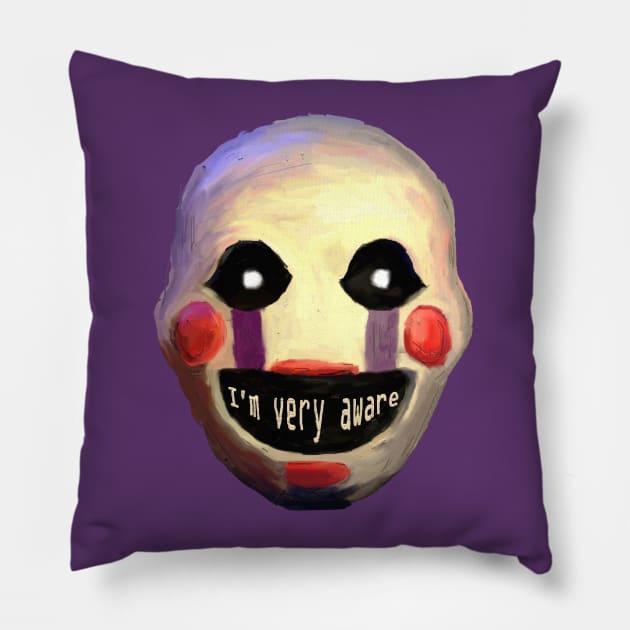 The amazed Marionette Pillow by figue