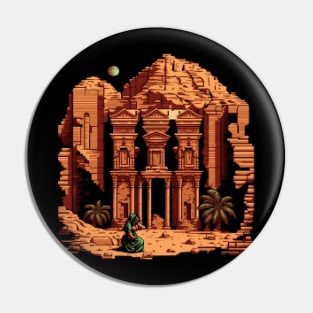 Petra Pixel Art Pin