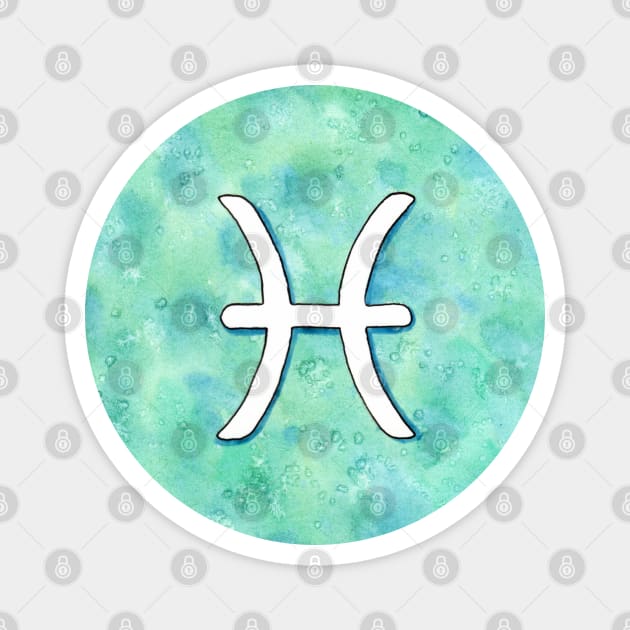 Pisces astrological sign Magnet by Savousepate