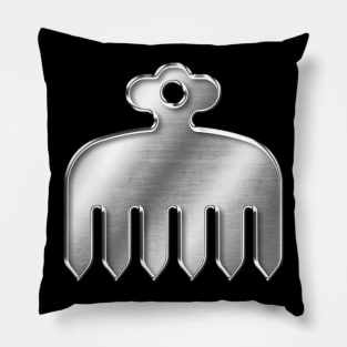 Imagawa Clan Kamon Silver Chrome Pillow