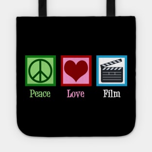 Peace Love Film Tote