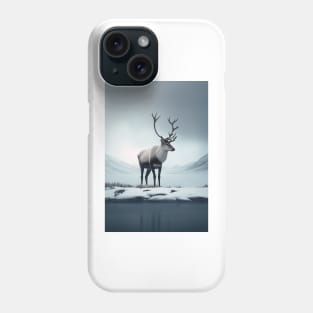 Scandi Winter Minimalist Reindeer Phone Case